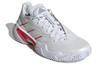 Women's Sneakers Adidas Wmns Barricade 'White Silver Metallic Red'