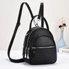 Stylish Macaron Color Block Backpack Versatile Spacious Lightweight Tote Bag For Women