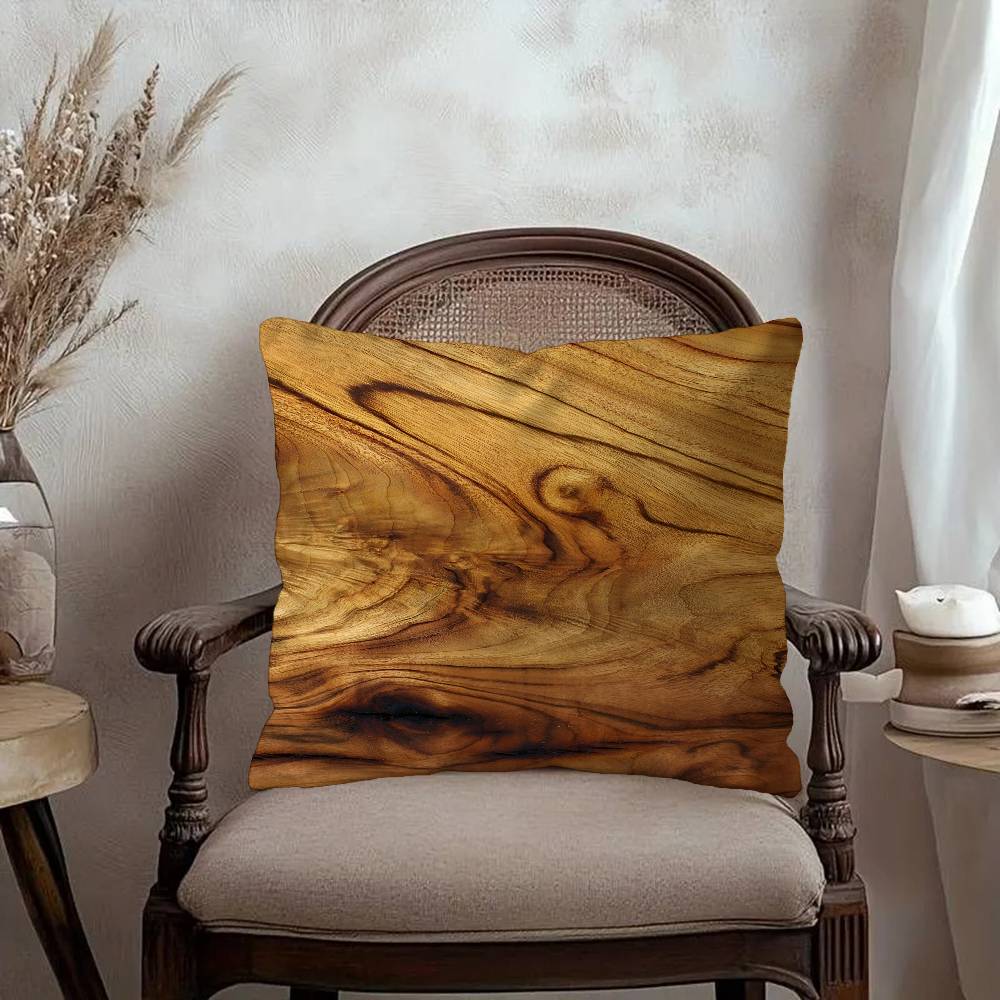 Beautiful Wood Cushion Cover Car Throw Pillow Case For Sofa Car Christmas Gift Xcm Xcm