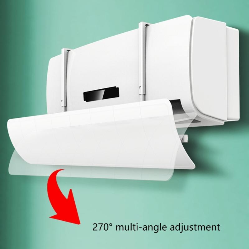 Air Conditioner Breeze Blocker Breathable Air Conditioning Wind Shield Baffle for Bedrooms Living Rooms and Offices