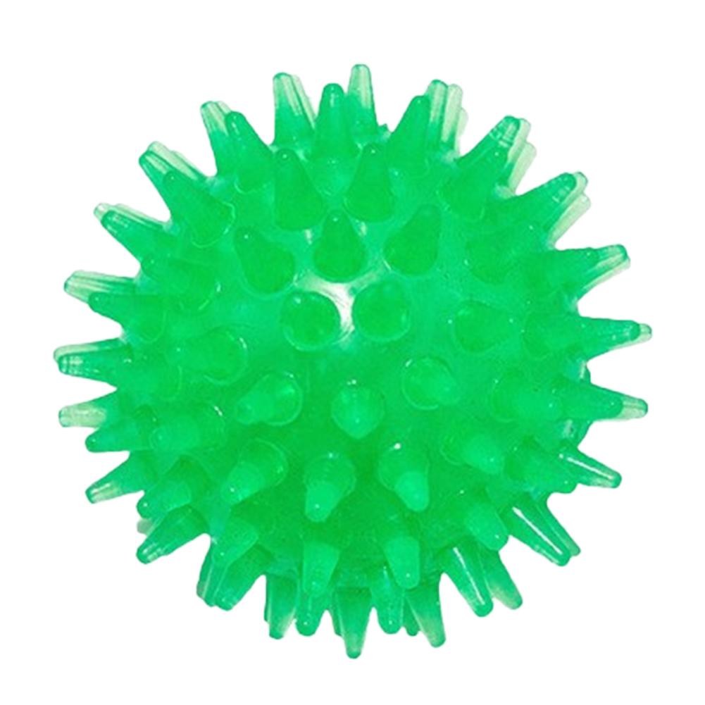 Pet Dog Toys Cat Puppy Sounding Toy Polka Squeaky Tooth Cleaning Ball TPR Training Pet Teeth Chewing Toy Thorn Balls Accessories
