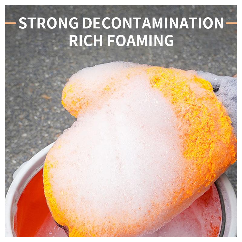 Microfiber Car Washing Mitt Ultra Absorbent Cleaning Gloves Car-Detailing Double-Side Wet/Dry Mitt Car Wash Accessories