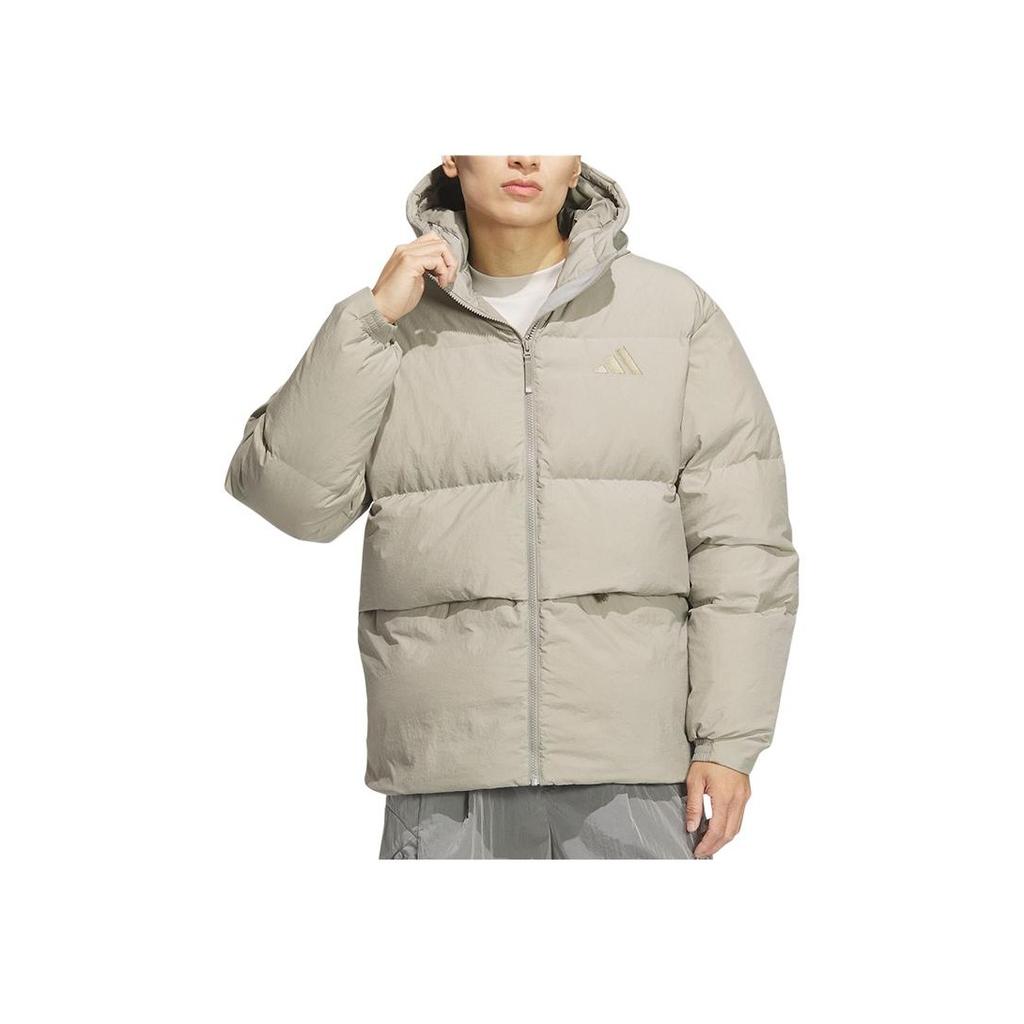 adidas Sports Casual Running Warm Comfortable Cotton Jacket Men Jacket Light-Green JM4625
