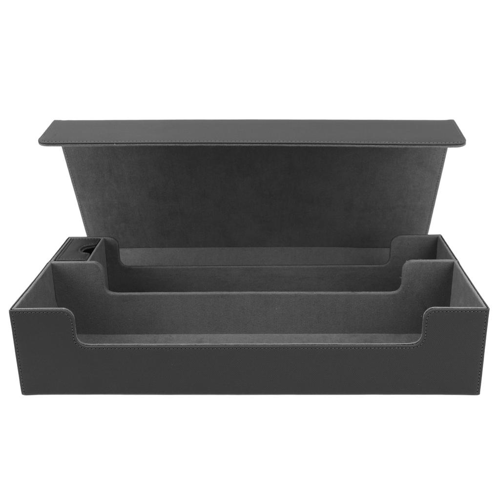 Caixa de Armazenamento de Cartas Couro PU Fecho Magnético Estojo para Deck de Cartas com Gaveta para Mais de 550 Cartas de Jogo