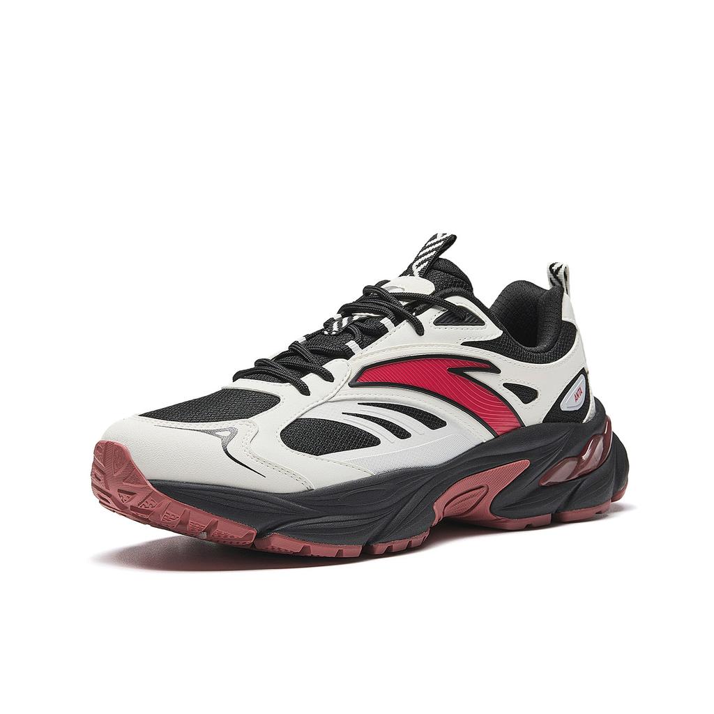 Anta AT802 V2 Versatile Casual Shoes Men Sneakers Ivory-White Basic-Black Dusty-Red 912618802-6