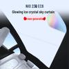 Nio EC6 Sunroof Ice Crystal Sunshade: Heat Insulation & Privacy