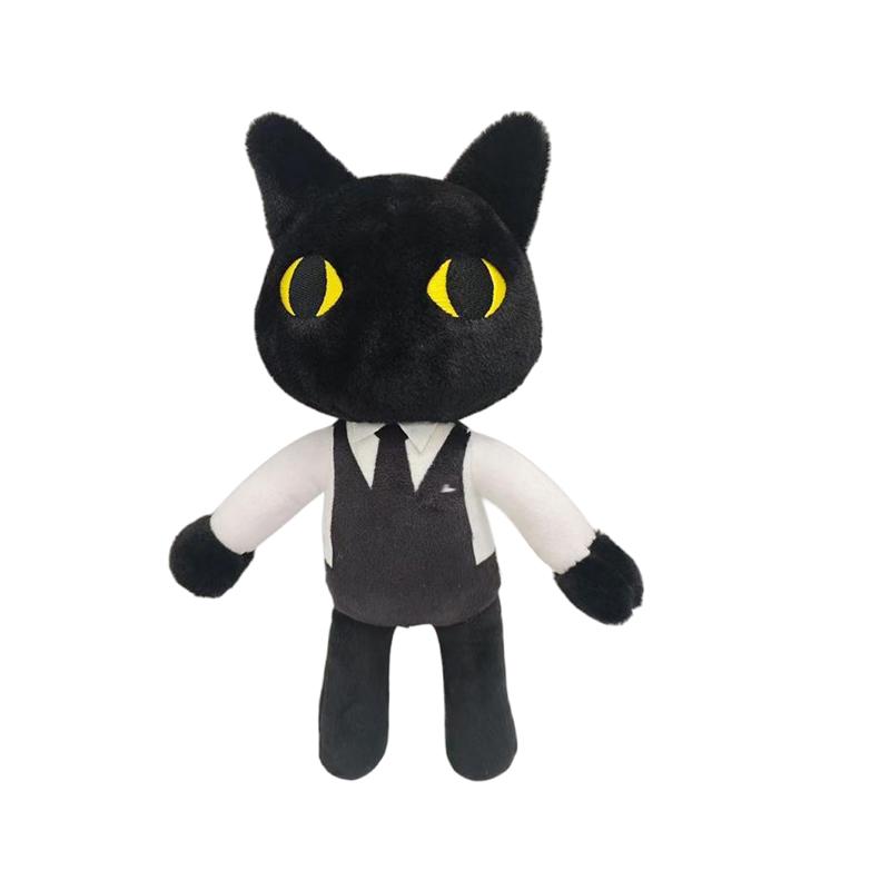 Hôpital pour Animaux Peluches Mignonnes Dessins Animés Jeu d'Animaux Périphériques Jouets Doux de Collection Pour Collectionneurs Décoration Intérieure Cadeau black
