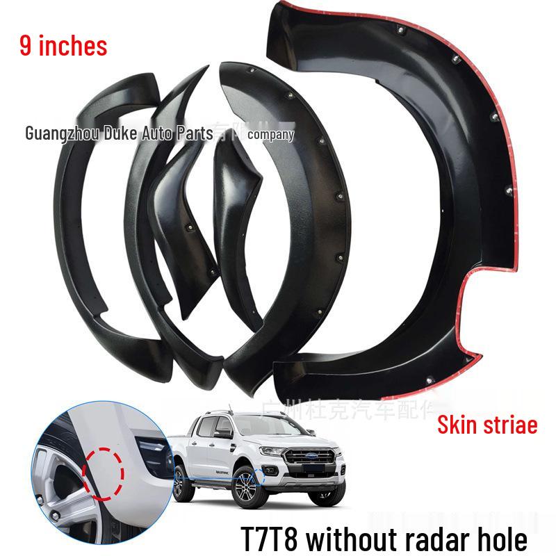 Ford Ranger 2015-2022 T7 T8 Off-road Wheel Arch Widened Mudguard Modification