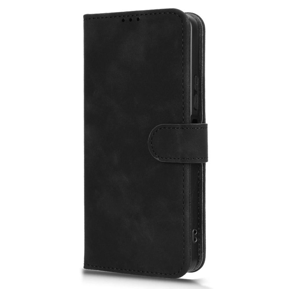 For itel City 100 4G Leather Case Skin Feel Anti Drop Wallet Flip Phone Cover