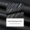 Men's Casual Black & White Striped Jacquard Lapel Jacket