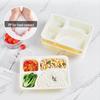 Mikrowellengeeignete Einweg-Kunststoff-Lunchboxen mit Fächern