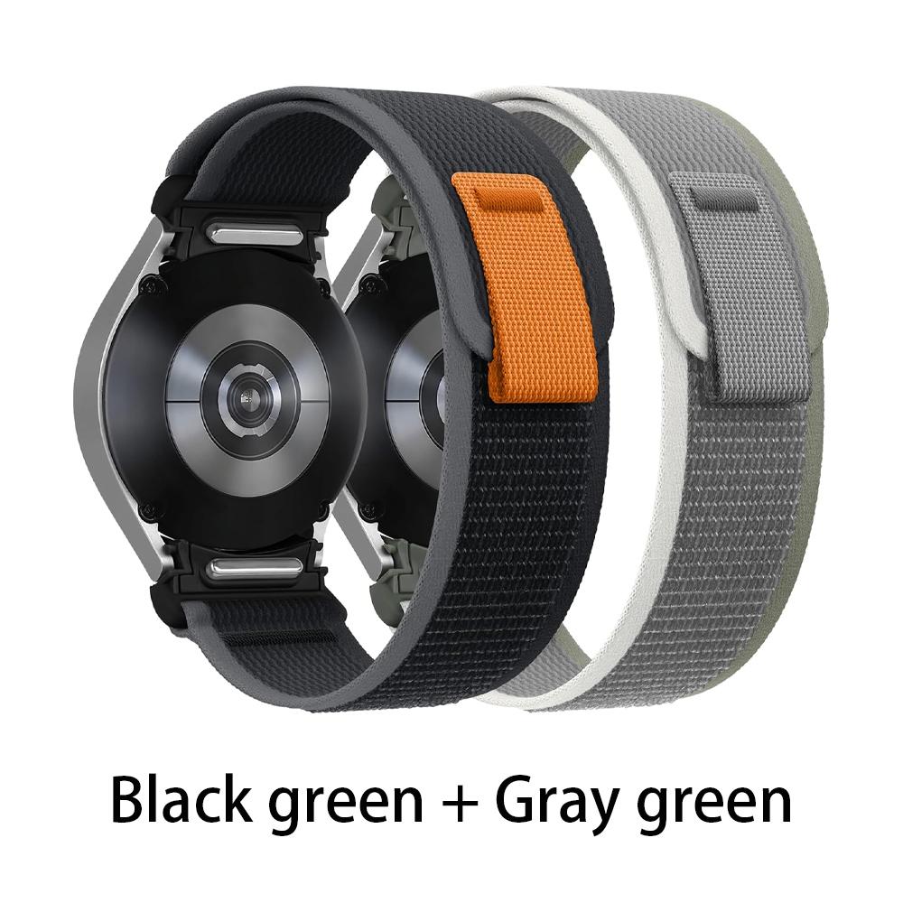Band for Samsung Galaxy watch 7 FE 6 5 Pro 4 classic 44mm 40mm wrist No gaps Nylon Trail correa bracelet Galaxy watch 7 Strap