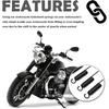 5PCS Motorcycle Kickstand Spring Kit,Sturdy Mini Bike Kickstand Springs Kit Includes 5 Lengths 120mm/75mm/100mm/90mm/110mm,Professional Motorcycle
