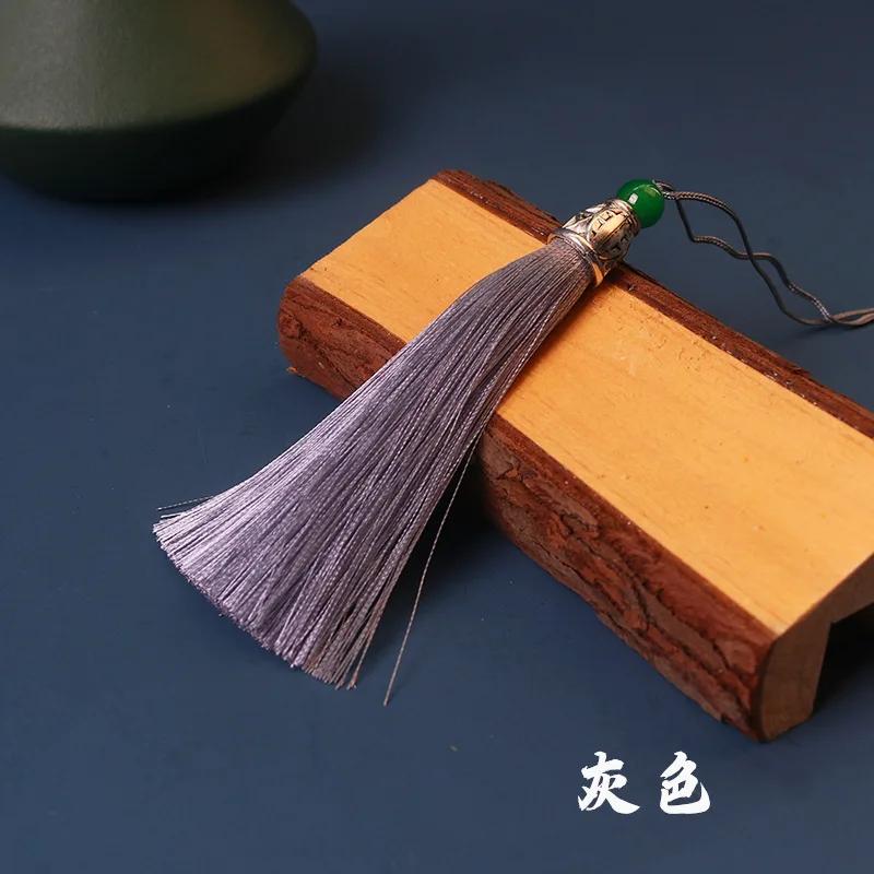 5pcs/Pack 10cm Multicolor Cotton Silk Tassel Cords Brush for Earrings Charm Pendant Tassel Fringe DIY Jewelry Making