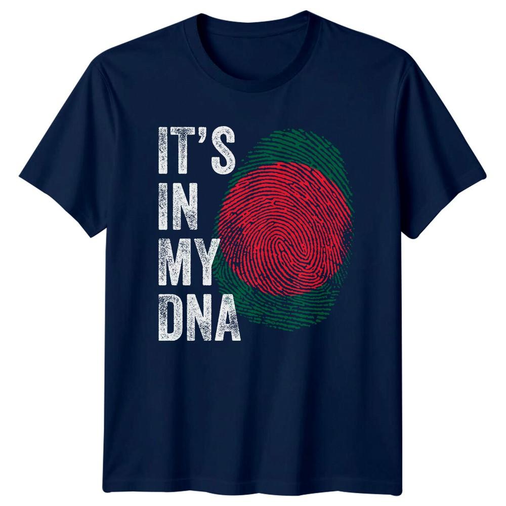 Its In My DNA Bangladesh Flag Fingerprint Unisexs Tee Unisexs Graphic Unisex TShirt