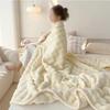Thickened Milk Velvet Rabbit Fleece Throw Blanket