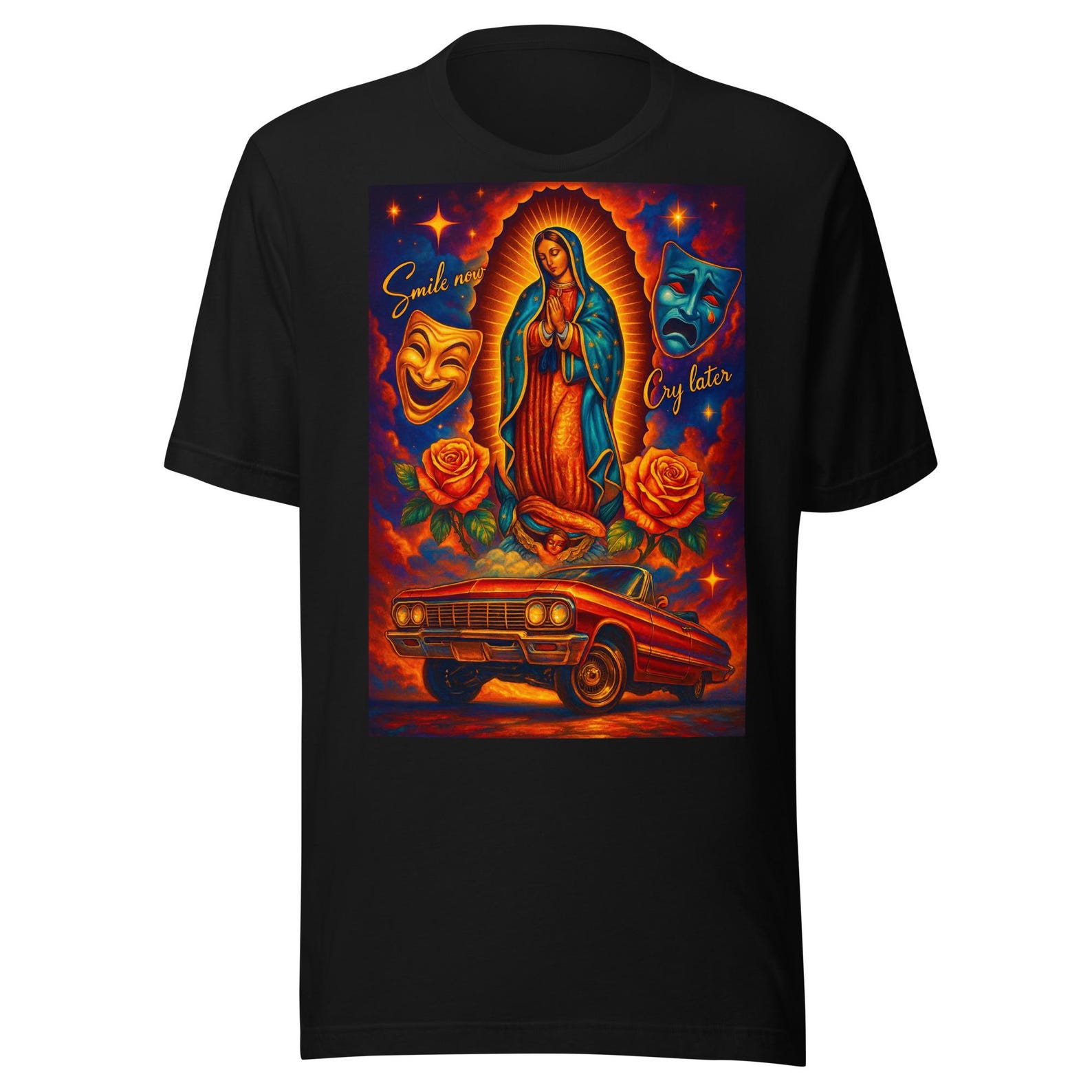 Lowrider La Virgen De Guadalupe Unisex t-shirt XL