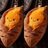 Xiaohongshu Plush Sweet Potato Keychain & Bag Charm - Cute Gift for Friends