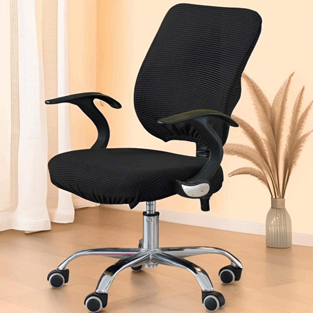 2Pcs/Set High Elastic Office Chair Covers Thicken Armchair Cover New Computer Chair Cover