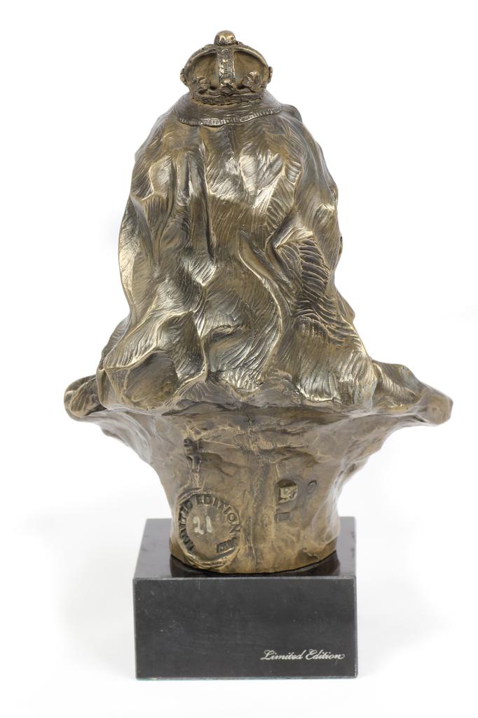Alexandrina Victoria Queen Victoria - marble bust, statuette of a famous person, decoration for office, school, and hotel by the Art-Dog brand
