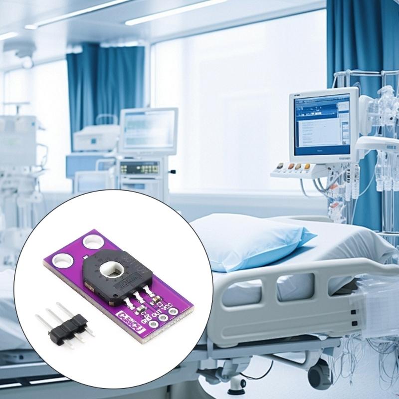 Kompaktní modul senzorů úhlu natočení s SMD montáží a detektory s technologií proti rušení pro robotické aplikace