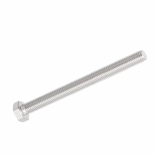 Aopin M6 x 100mm Hex Bolts, Grade 5.8 Stainless Steel, Fully Machine Threaded, SUS304, 5 Pieces
