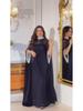 2023 Summer Middle Eastern Fashion Chiffon Cape Skirt with Metallic Sequin Details