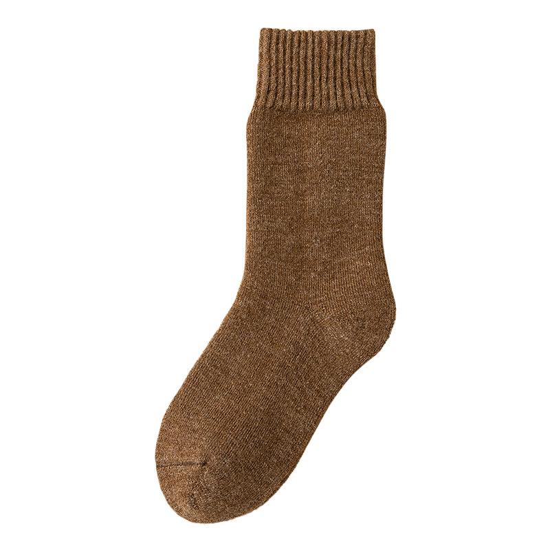 Ladies Winter Extra Thick Wool Ring Warm Cold Resistance Heat Storage Tube Wool Socks
