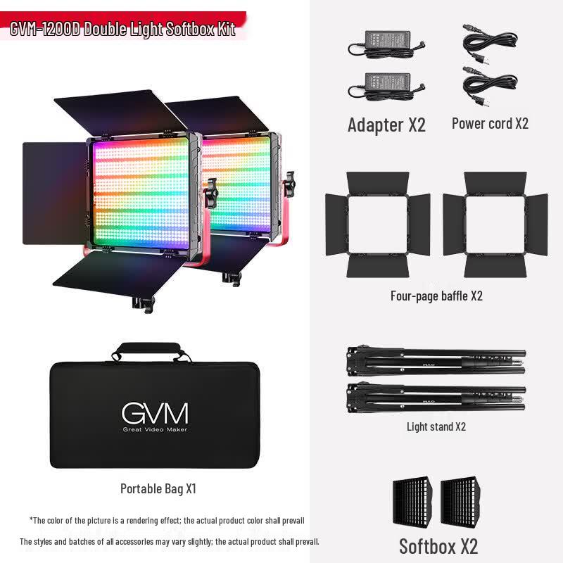 GVM 800D RGB LED Video Panel Light