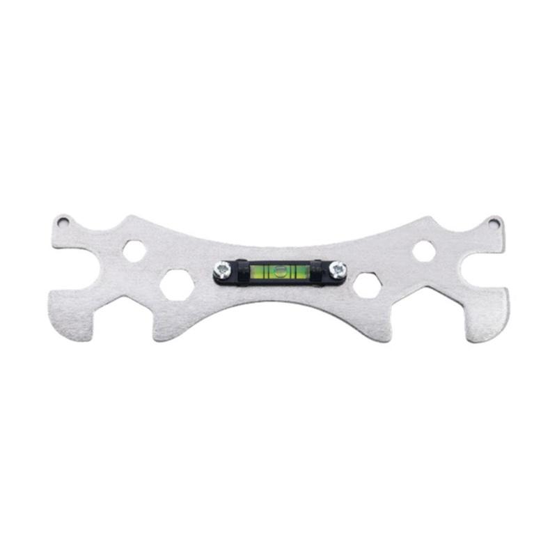 

Универсальный гаечный ключ для ванной комнаты с уровнем, утолщенный и многофункциональный, устойчивый к ржавчине, шестигранный инструмент для монтажа душевой кабины