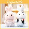 Plush Rabbit Toy Pendant Wedding Gift Cute Animal Plush Doll For Bridal Decor