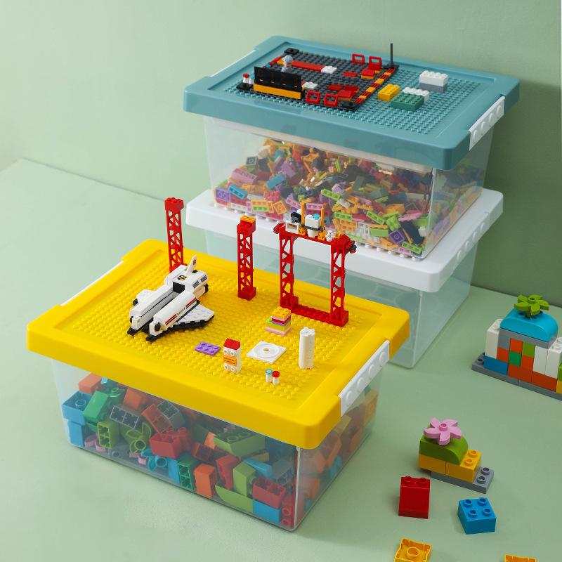 Children's Magnetic Tile Storage Box for Building Blocks & Programming Schools
