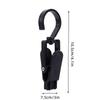 4Pcs Rotating Plastic Clothes Hat Clips Wardrobe Organizer Ring Curtain Holder Shop Store Display Hook Laundry Windproof Clips