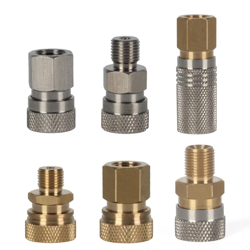 Air Hpa Soft Extended Air Charging Quick Release Adapter Socket 1/8Bsp(G1/8) 8Mm Male Nipple Accessories