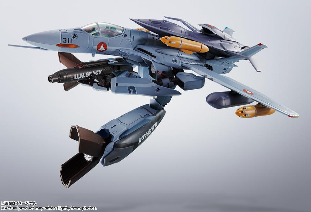 TAMASHII NATIONS R Macross Zero Phoenix Ghost 140mm ABS POM Painted Articulated Figure HI-METAL VF-0A (Shin Kudo's Unit) + QF-2200D-B Approx. &