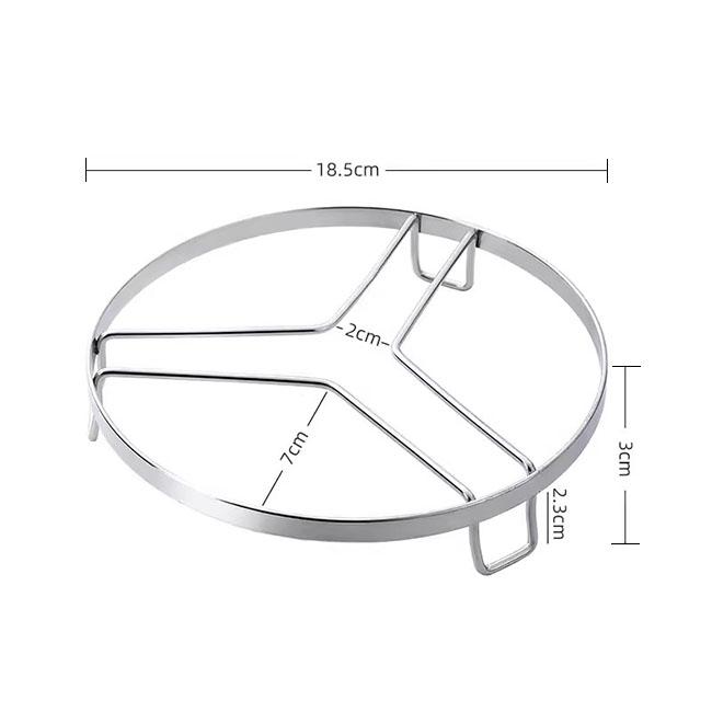 304 Stainless Steel Steamer Rack, Cooling Stand for Steaming Food Air Fryer Pot, Fit for Pressure Cooker - Cooking & Baking
