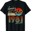 Neu 40 Geburtstag Geschenk Vintage Legendär Seit Juli 1981 Premium T-shirt