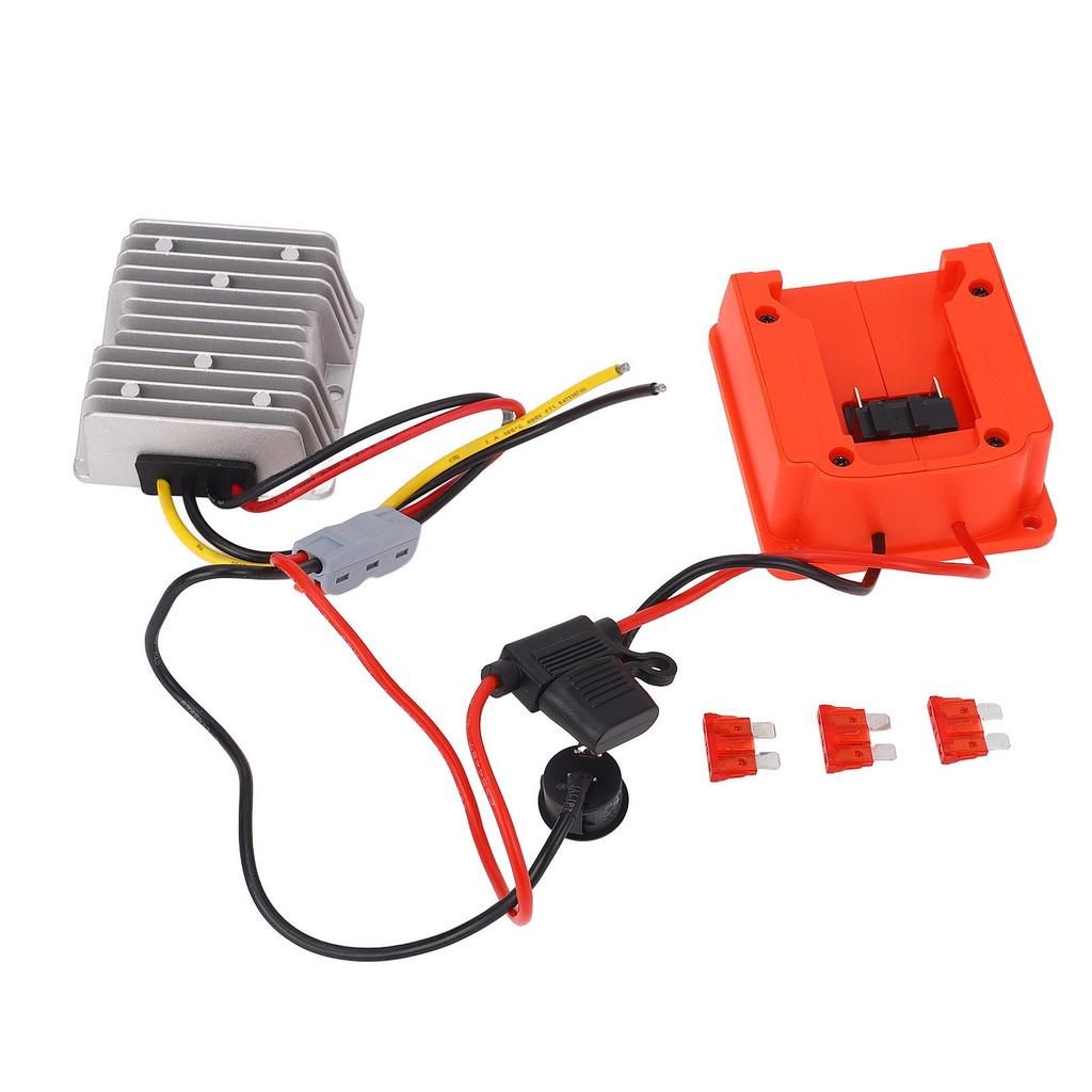 Voltage Reducer 18V To 12V 15Amp 180W Transformer Regulator DC Power Converter with Fusing Switch