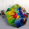 1 Auto Open Winnie the Pooh, Tigger Themed Colorful 8 rib Portable Umbrella for Men and Women, A Compact Commuting Companion Suitable for Da