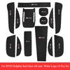 For BYD Dolphin Mini Surf Atto 1 Carbon Fiber Pattern Cup Door Slot Pad Anti-Slip Car Interior Mat njbwy33