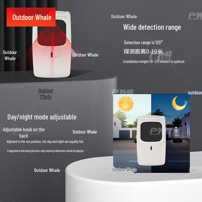 Smart Outdoor Infrared Motion Sensor Alarm