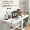 Standing Desk, Height-Adjustable, 120x60x72-116cm, White