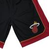 Adidas X NBA Miami Heat Swingman Fan Edition Stylish Simple Lace-Up Five-Point Basketball Shorts Men Shorts Black 9809A-314-AMHEZ1