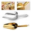 1pcs Shovel Stainless Steel Scoops Candy Ice Cube Flour Golden Ice Cream Spoon Scoops Buffet Tool Scoop Kitchen Gadget