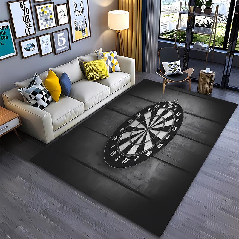 Dart Target Carpet for Living Room Bedroom Hallway Long Strip Alfombra Anti-slip Soft Area Rug Sofa Doormat Home Decor Tapete HD