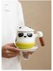 Panda Ceramic Tea & Water Separation Mug for Home & Office
