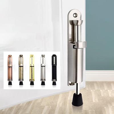 Federtürstopper Fuß-Kickdown-Stop Teleskop Zinklegierung Robuster Fußpedal-Türschlosshalter Hochleistungsschutzwand