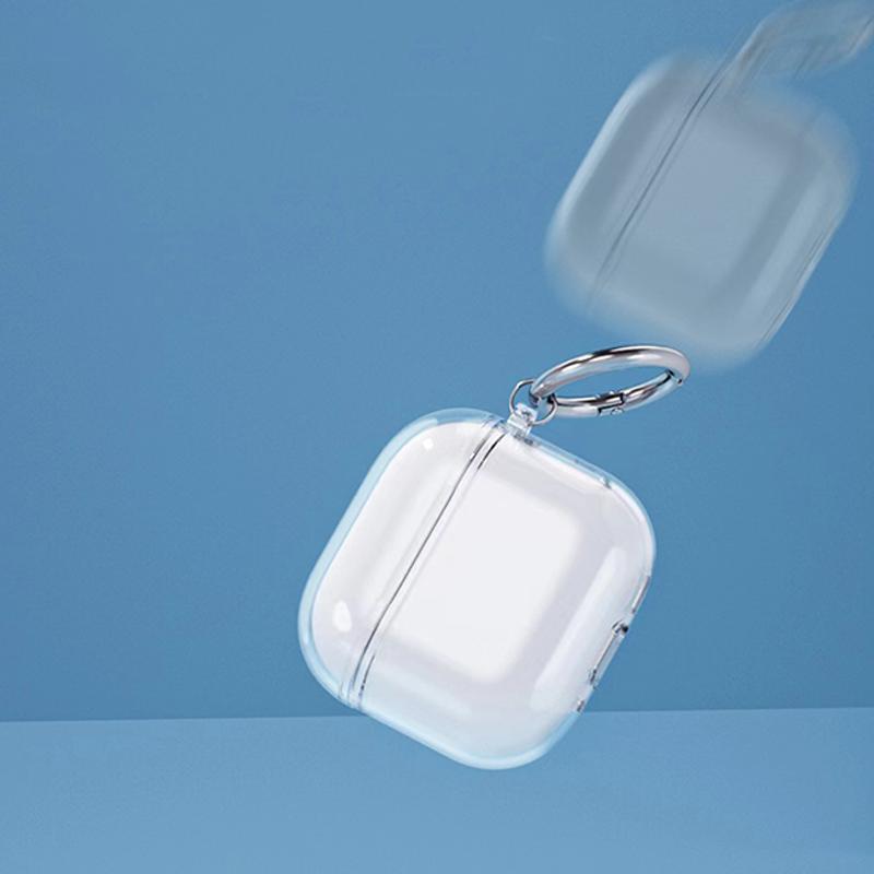 Transparent Shockproof Earphone Case For Apple AirPods 4 Protective Case For Airpods 4 TPU Earphone Protective Shell Accessories