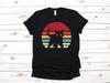 Retro Black Cat Kitten T-Shirt, Tank Top, T-shirt, T-shirt,T-shirt, Child T-shirt, Apparel Gift