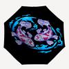 1pc Koi Fish Yin Yang Design Umbrella with Plastic Handle, Suitable for All Seasons Outdoor PT423